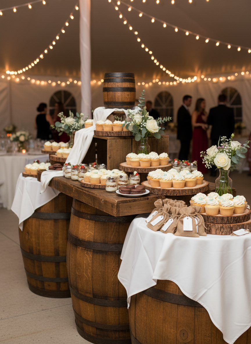 Rustic Barrel Rental for Weddings & Events - Local Delivery Available