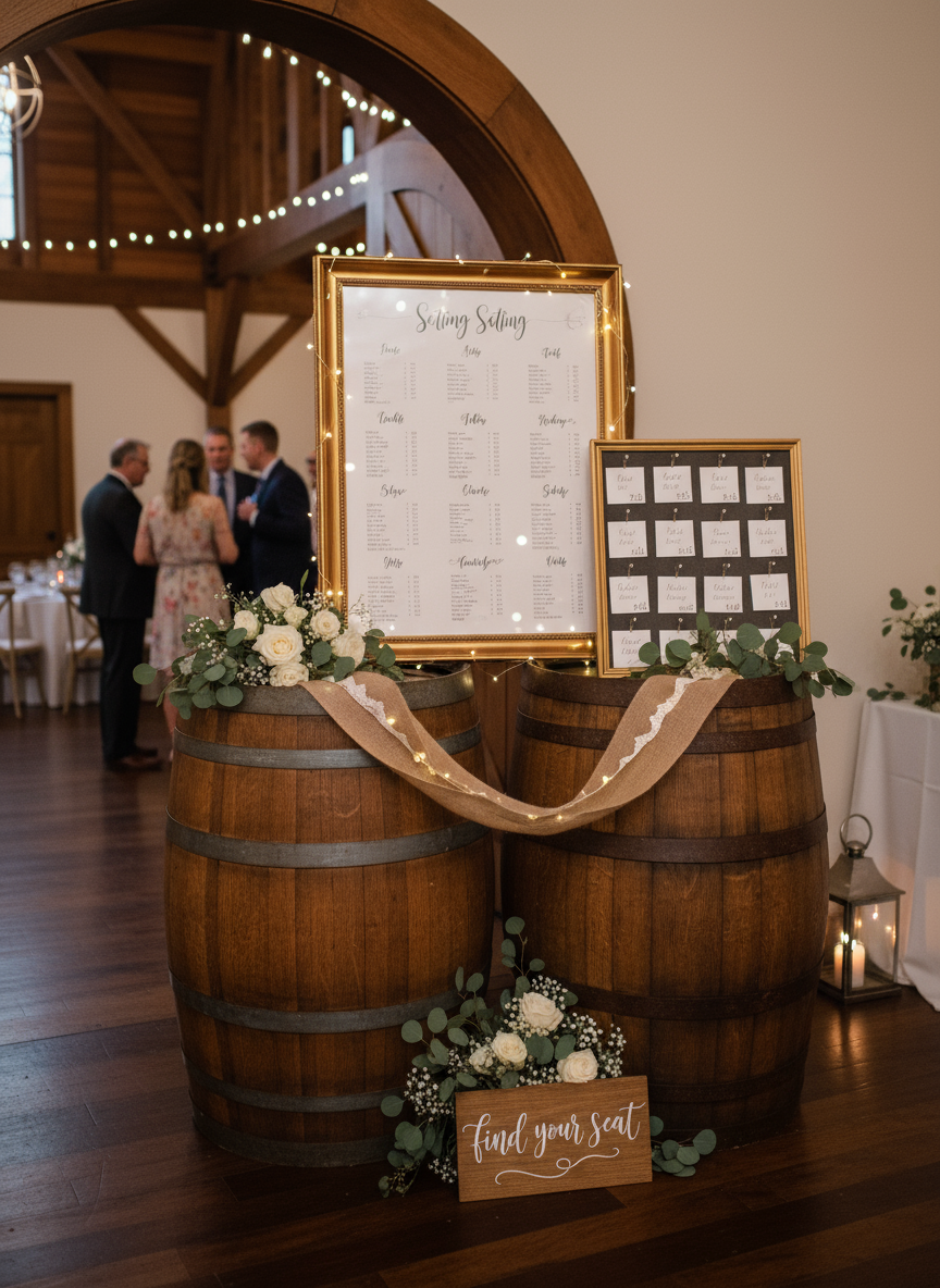 Rustic Barrel Rental for Weddings & Events - Local Delivery Available